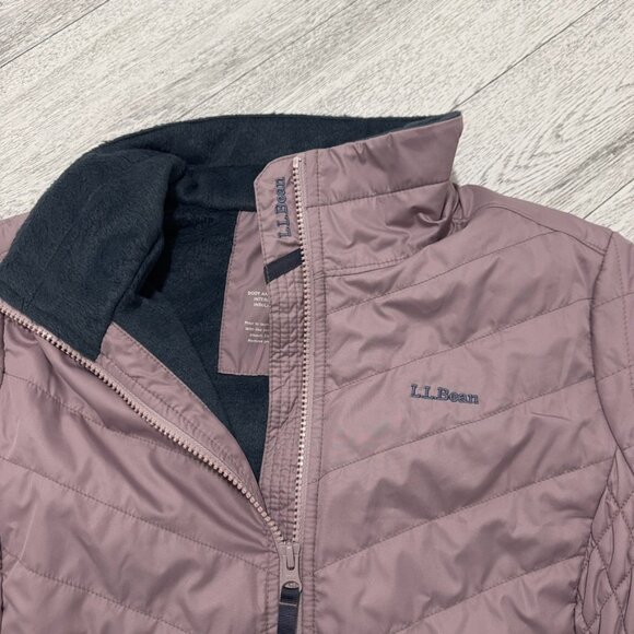 L.L. Bean | Fleece-Lined Primaloft Jacket in Vintage Lavender - Size M PET - Picture 6 of 14